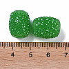 Opaque Resin European Jelly Colored Beads RESI-B025-02A-11-3