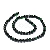 Natural Fuchsite Beads Strands G-O201A-09A-2