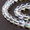 Synthetic Moonstone Beads Strands G-E573-02B-14-5