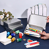 Rectangle Tinplate Metal Storage Boxes with Lid CON-WH0112-040-3