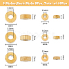 48Pcs 6 Style 304 Stainless Steel Beads STAS-FH0001-94-2