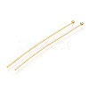 Brass Ball Head Pins KK-G331-10-0.8x50-4