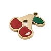 304 Stainless Steel Enamel Charms STAS-I338-01G-13-2