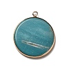 Natural Amazonite Pendants G-A213-01G-02-2