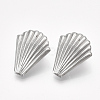 Non-Tarnish 304 Stainless Steel Stud Earring Findings STAS-T045-20P-2