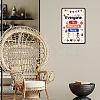 Rectangle with Word Vintage Metal Iron Sign Poster AJEW-WH0157-281-5