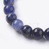 Natural Sodalite Beads Strands X-G-G515-8mm-07-3