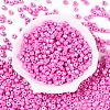 Baking Paint Pearlized Glass Seed Beads SEED-T008-03K-2
