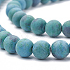 Synthetic Chrysocolla Beads Strands X-G-T106-194-2