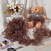 5 Yards Pleated Organza Pleated Lace Ribbon OCOR-PH0004-67C-5