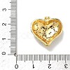 Brass Micro Pave Cubic Zirconia Pendants KK-D235-07G-01-3