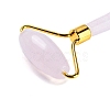 Cherry Quartz Glass Brass Face Massager MRMJ-G008-02G-2