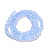 Electroplate Glass Beads Strands EGLA-A035-J4mm-A03-2