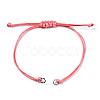 Korean Waxed Polyester Cord Braided Bracelets X1-MAK-T010-06P-2