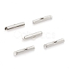 Iron Slide On End Clasp Tubes IFIN-R212-2.0cm-P-1