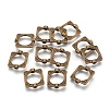 Tibetan Style Alloy Bead Frames X-TIBEB-6761-AB-LF-1