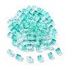 100Pcs Baking Paint Transparent Glass Beads DGLA-YW0001-35F-1