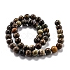 Round Natural Agate Beads Strands X-G-O199-02B-2