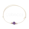 Natural Gemstone Braided Bead Bracelets for Women BJEW-JB11355-3