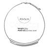 304 Stainless Steel Curved Tube Round Snake Chain Necklaces for Women FS-WG91F2E-01-2