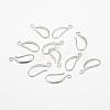 Brass Earring Hooks KK-F714-06P-1