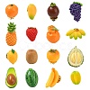 16Pcs 16 Styles Resin Alloy Lapel Pin Backs for Backpack Clothes JEWB-CJ0001-59-1
