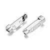 Tarnish Resistant 201 Stainless Steel Brooch Pin Back Safety Catch Bar Pins STAS-S117-021B-4