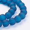 Baking Paint Transparent Glass Bead Strands X-GLAA-S031-10mm-31-3