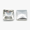 Pointed Back Glass Rhinestone Cabochons RGLA-T027-14x14mm-01-2