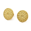 Ion Plating(IP) 304 Stainless Steel Stud Earring Cabochon Settings EJEW-I281-11G-1