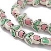 Handmade Porcelain Beads Strands PORC-F008-01-3