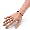 Clear Cubic Zirconia Link Slider Bracelets BJEW-JB08921-4