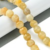 Natural Topaz Jade Beads Strands G-H023-A11-01-2