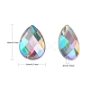 Imitation Taiwan Acrylic Rhinestone Cabochons GACR-A022-13x18mm-17-3