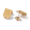 304 Stainless Steel Stud Earring Findings STAS-P310-03G-2