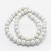 Natural Lava Rock Beads Strands X-G-F531-6mm-G17-1