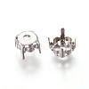 Non-Tarnish 201 Stainless Steel Sew on Prong Settings X-STAS-L229-03A-2