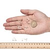 Brass Screw On Clip-on Earring Findings X-KK-L164-01S-4