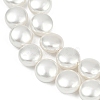 Electroplated Shell Pearl Beads Strands BSHE-G027-13A-4