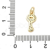 Brass Micro Pave Cubic Zirconia Pendants ZIRC-I356-39G-3