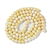 Baking Paint Glass Bead Strands GLAA-H031-01B-03-3