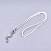 Waxed Cord Necklace Making NCOR-T001-82-2