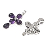 Natural Amethyst Pendants GG-CBA9F30-02P-13-2