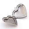 Tarnish Resistant 316 Stainless Steel Photo Locket Pendants STAS-S046-11-3