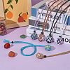 Braided Waxed Cotton Thread Cords Macrame Pouch Necklace Making AJEW-SW00022-02-4