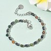 Natural Indian Agate & Non-magnetic Synthetic Hematite Beaded Bracelets for Women BJEW-Z148-01P-01-5