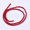 Imitation Jade Glass Beads Strands GLAA-G045-A-4