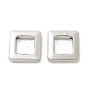 Alloy Hollow Rhombus Beads TIBE-P003-24P-2