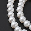 White Glass Pearl Round Loose Beads For Jewelry Necklace Craft Making X-HY-10D-B01-2