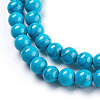 Synthetic Turquoise Beads Strands TURQ-H038-6mm-XXS09-3